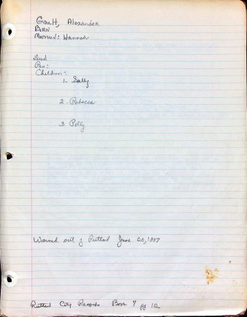 General History: Warnings Out 8